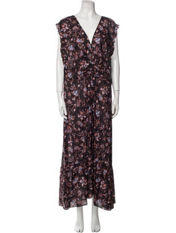 Derek Lam 10 Crosby Dresses Floral Print Long Dress US 20 | 4XL