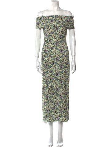 Derek Lam 10 Crosby Dresses Floral Print Long Dress XS