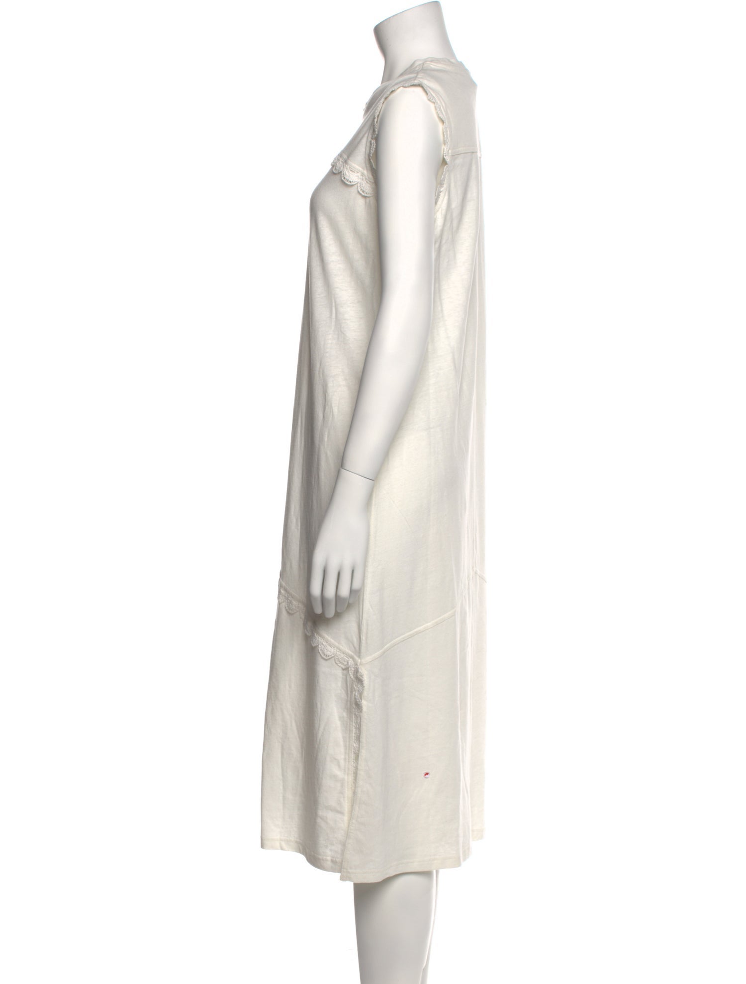 Derek Lam 10 Crosby Crew Neck Sleeveless Tunic