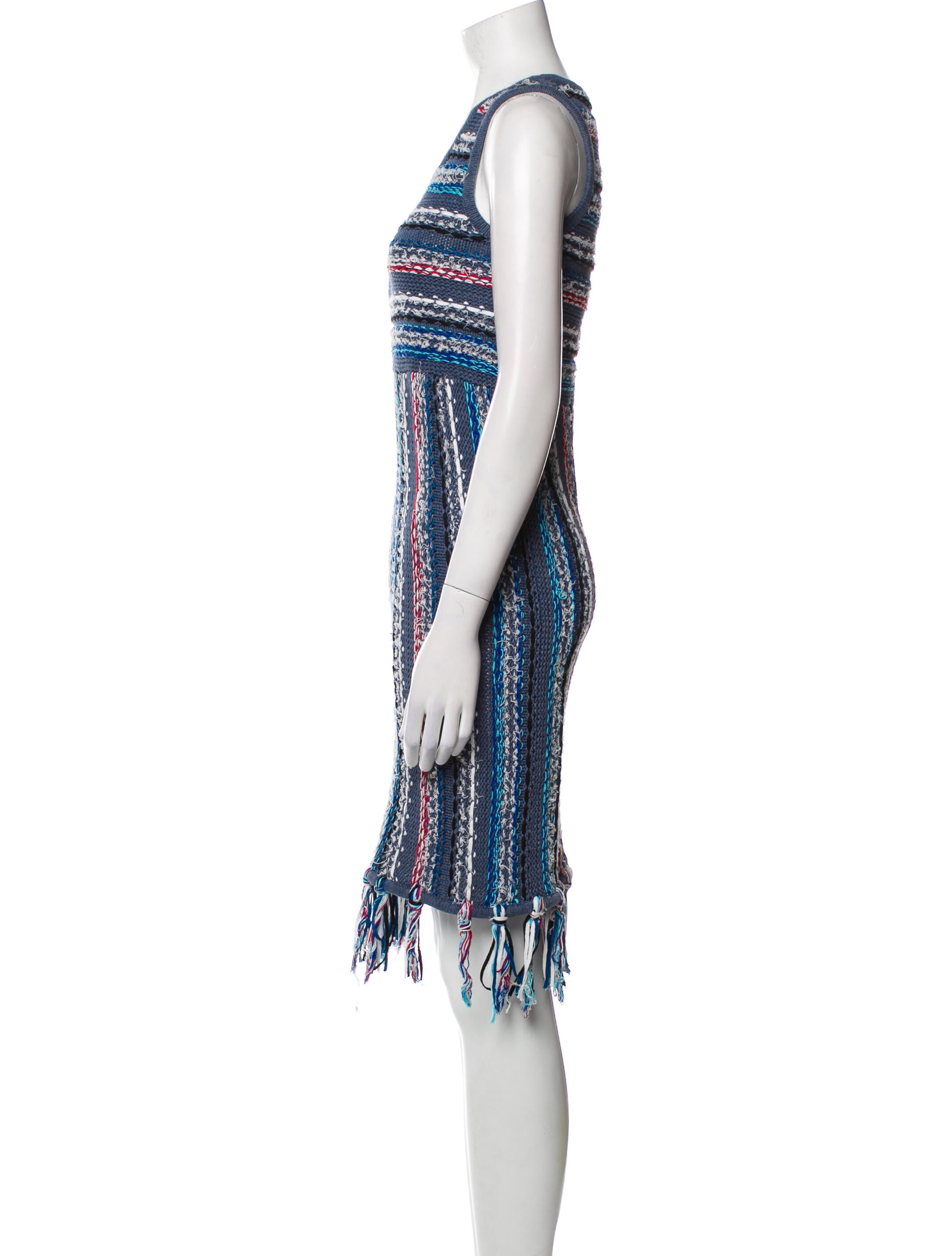 Derek Lam 10 Crosby Striped Knee-Length Dress