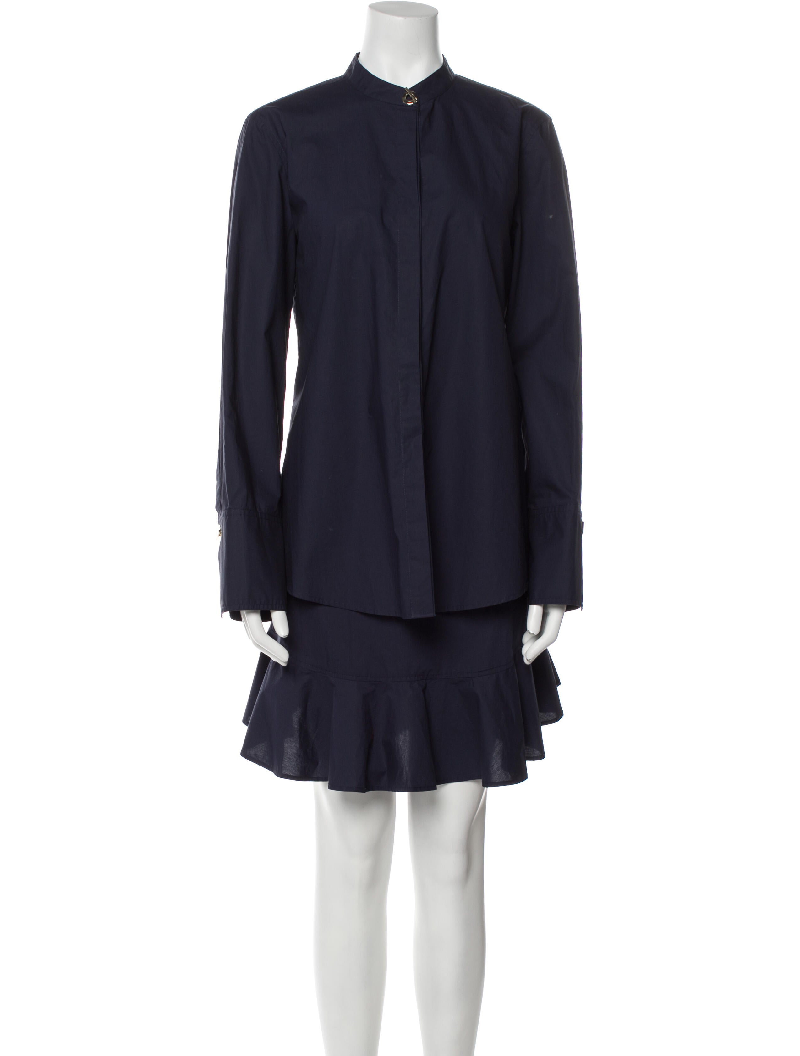 Derek Lam 10 Crosby Ruffle Embellishment Dress Set w/ Tags