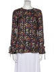 Derek Lam 10 Crosby Silk Floral Print Blouse