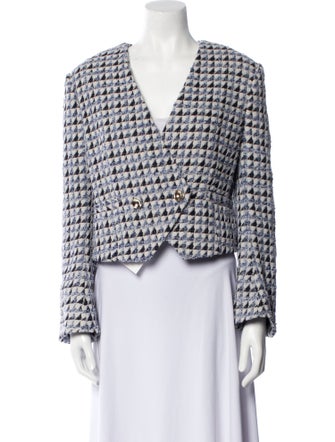 Derek Lam 10 Crosby Patterned Blazer