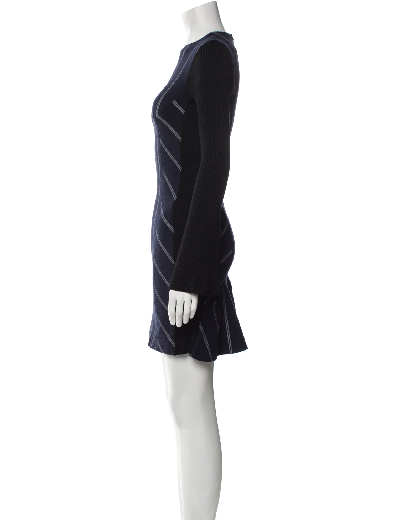 Derek Lam 10 Crosby Striped Mini Dress