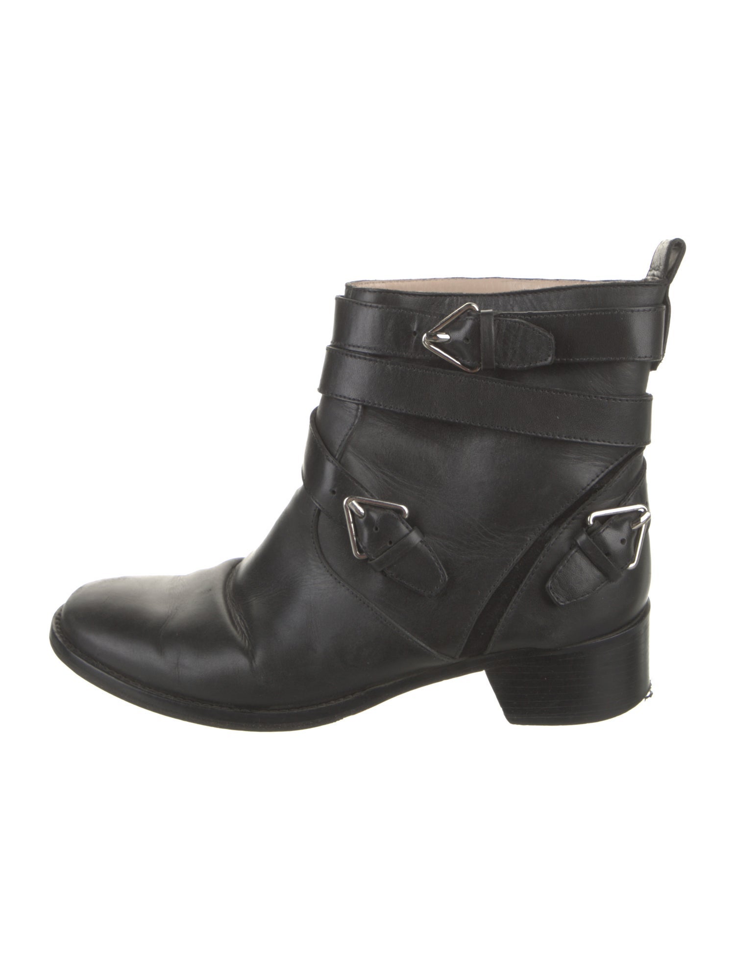 Derek Lam 10 Crosby Leather Moto Boots