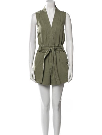 Derek Lam 10 Crosby V-Neck Romper