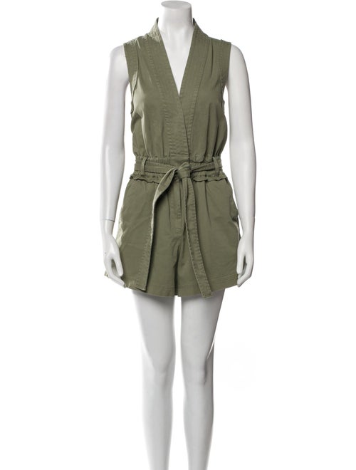 Derek Lam 10 Crosby V-Neck Romper