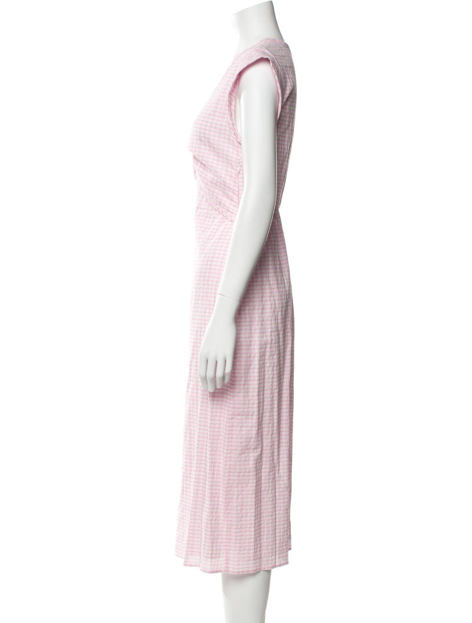Derek Lam 10 Crosby Plaid Print Midi Length Dress w/ Tags