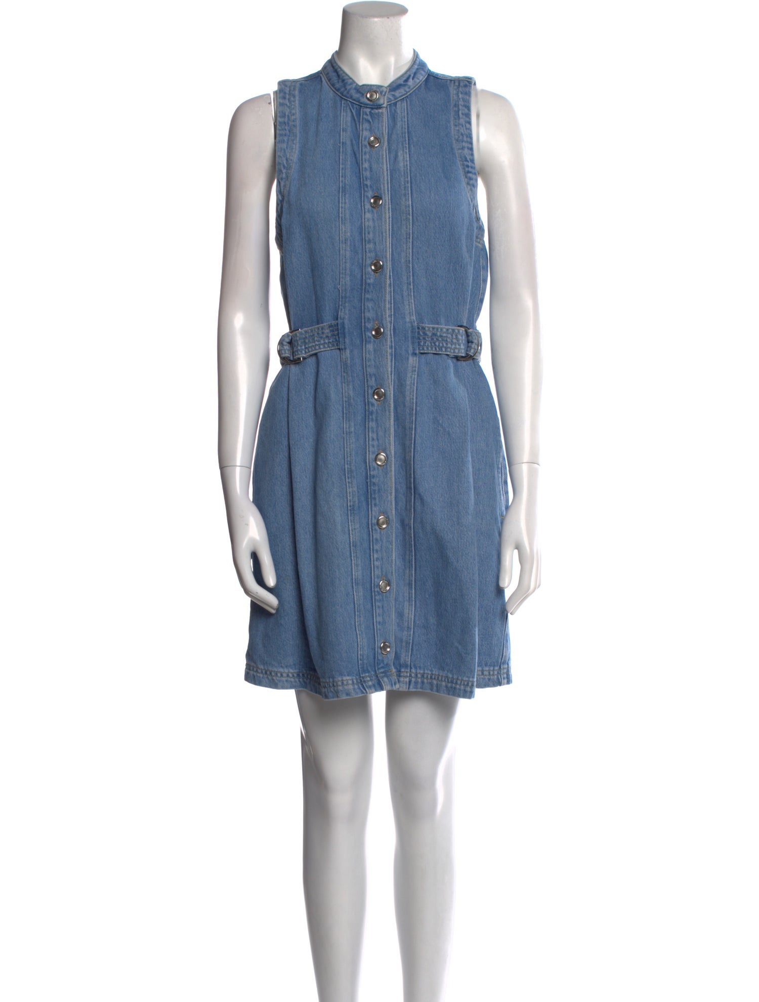 Derek Lam 10 Crosby Mock Neck Mini Dress