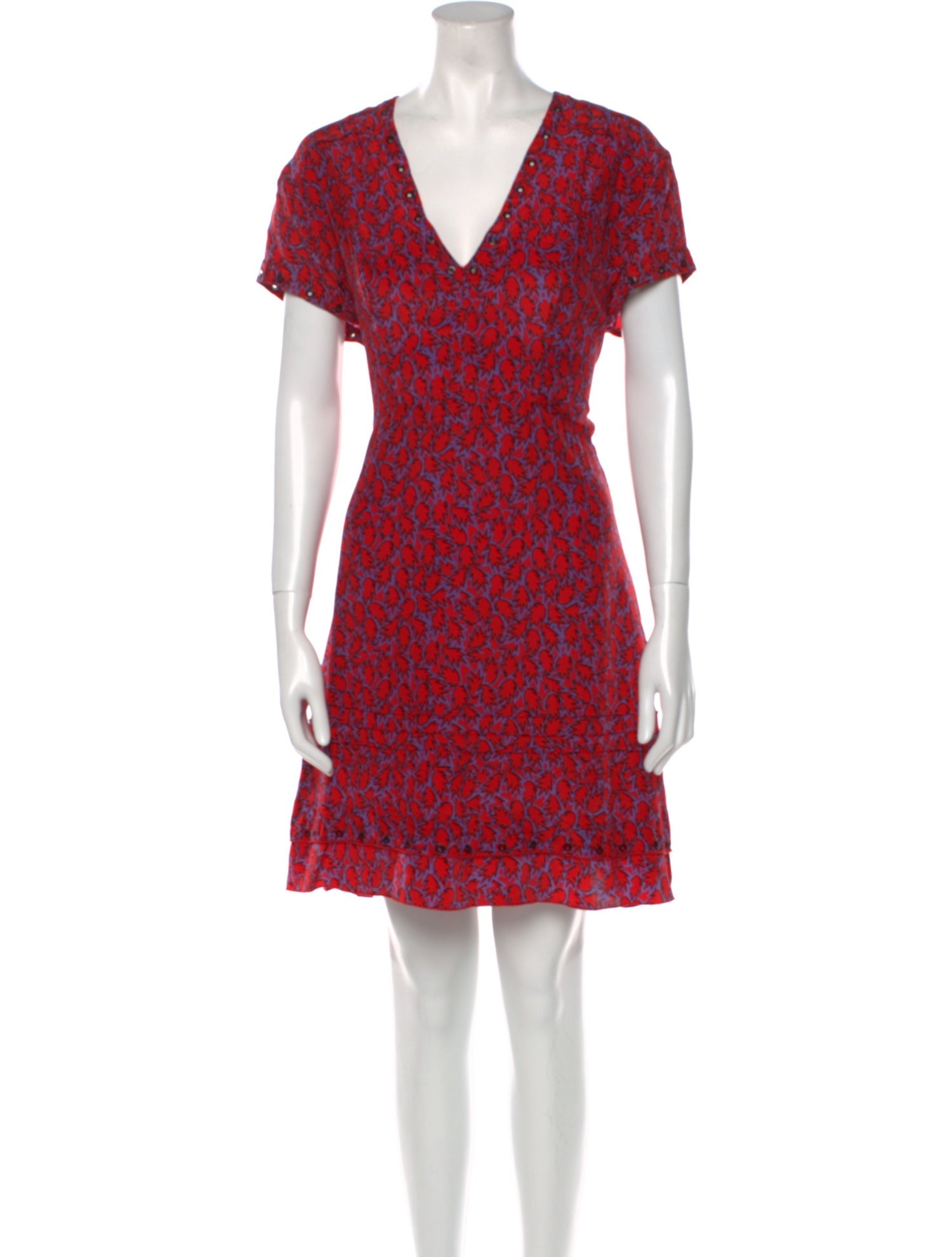 Derek Lam 10 Crosby Floral Print Mini Dress