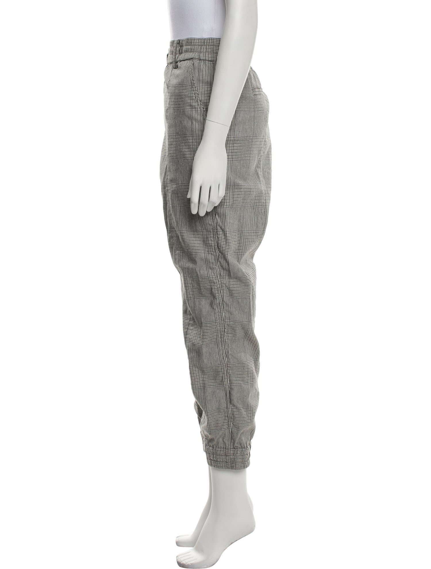 Derek Lam 10 Crosby Plaid Print Pants