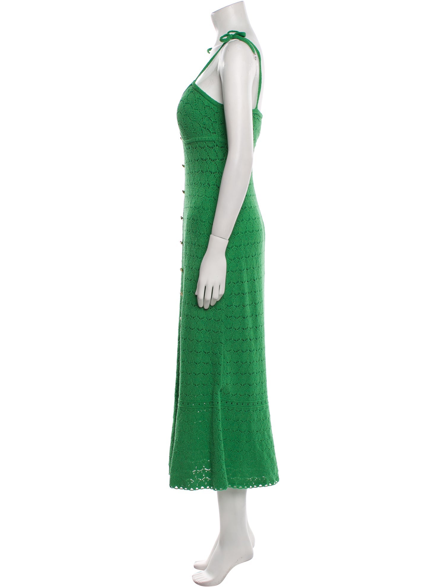 Derek Lam 10 Crosby V-Neck Long Dress