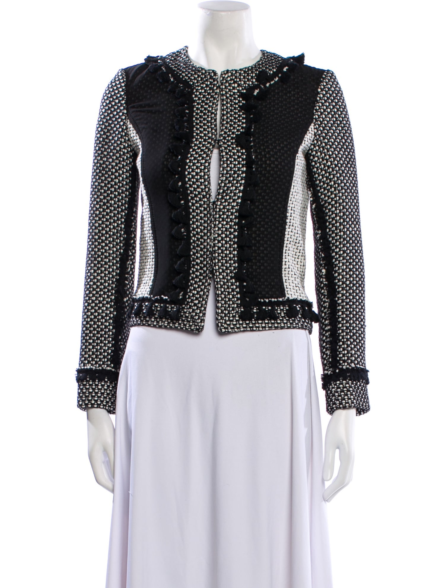 Derek Lam 10 Crosby Linen Printed Evening Jacket