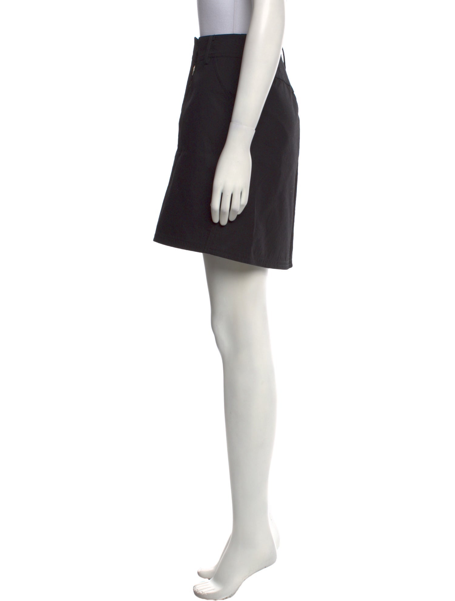 Derek Lam 10 Crosby Pleated Accents Mini Skirt