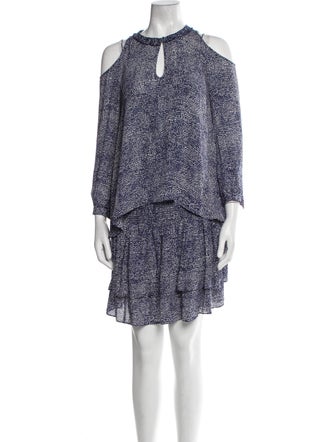 Derek Lam 10 Crosby Silk Polka Dot Print Dress Set