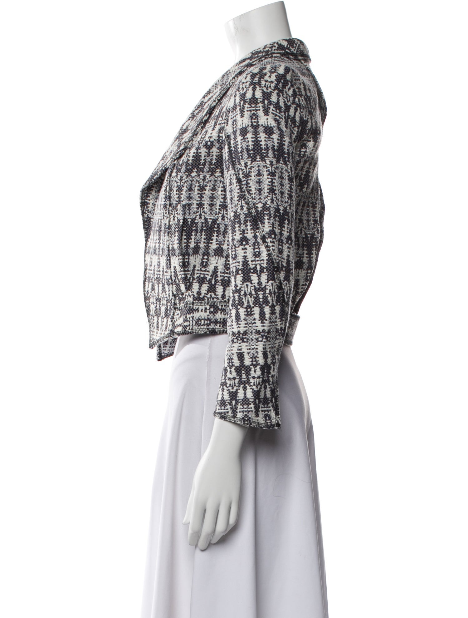 Derek Lam 10 Crosby Tweed Pattern Evening Jacket