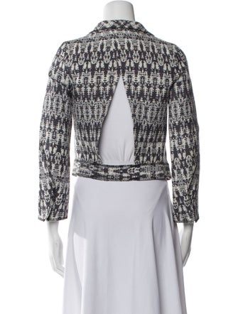 Derek Lam 10 Crosby Tweed Pattern Evening Jacket