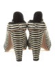 Derek Lam 10 Crosby Snakeskin Striped Slides