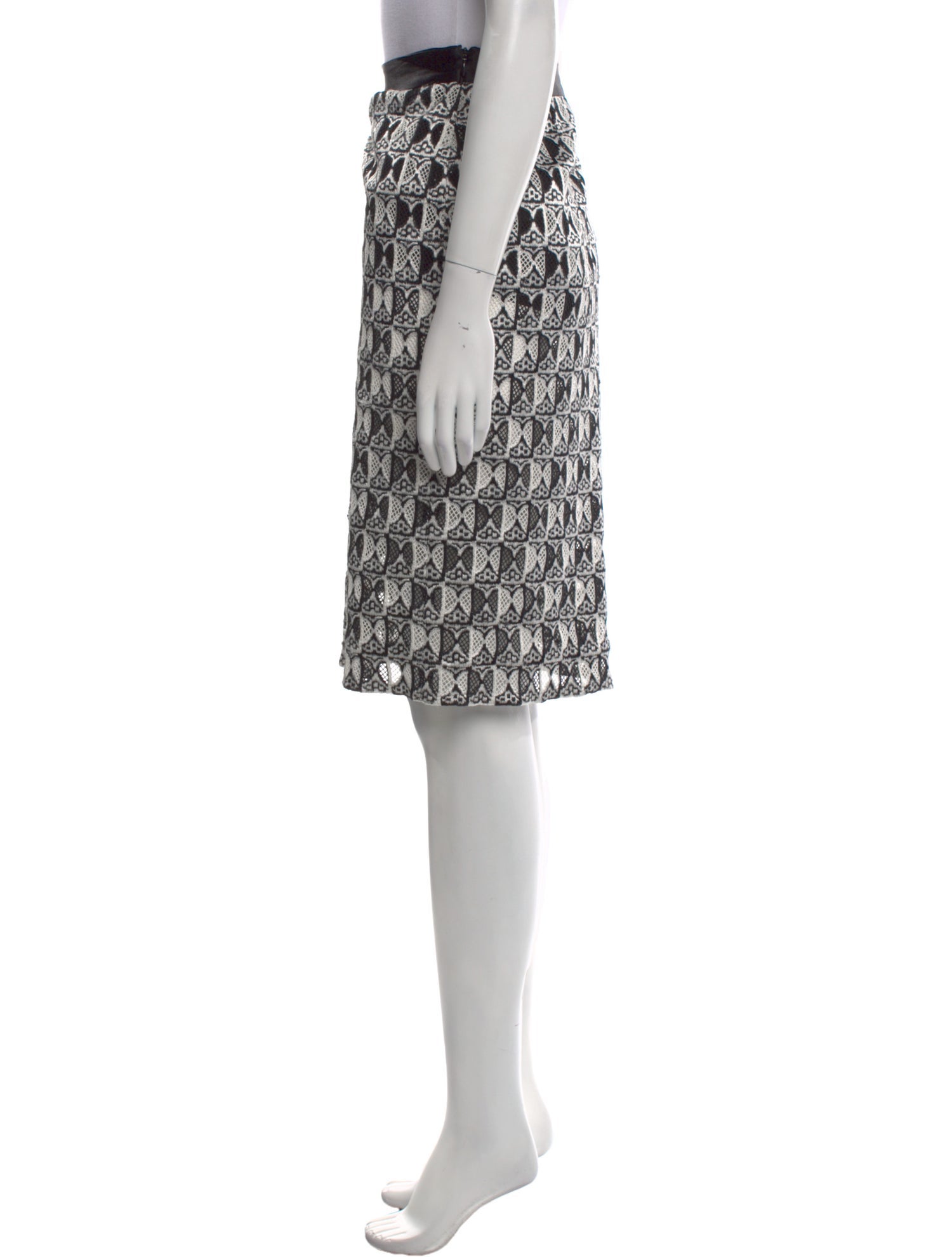 Derek Lam 10 Crosby Printed Knee-Length Skirt