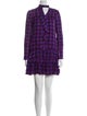Derek Lam 10 Crosby Silk Houndstooth Print Skirt Set