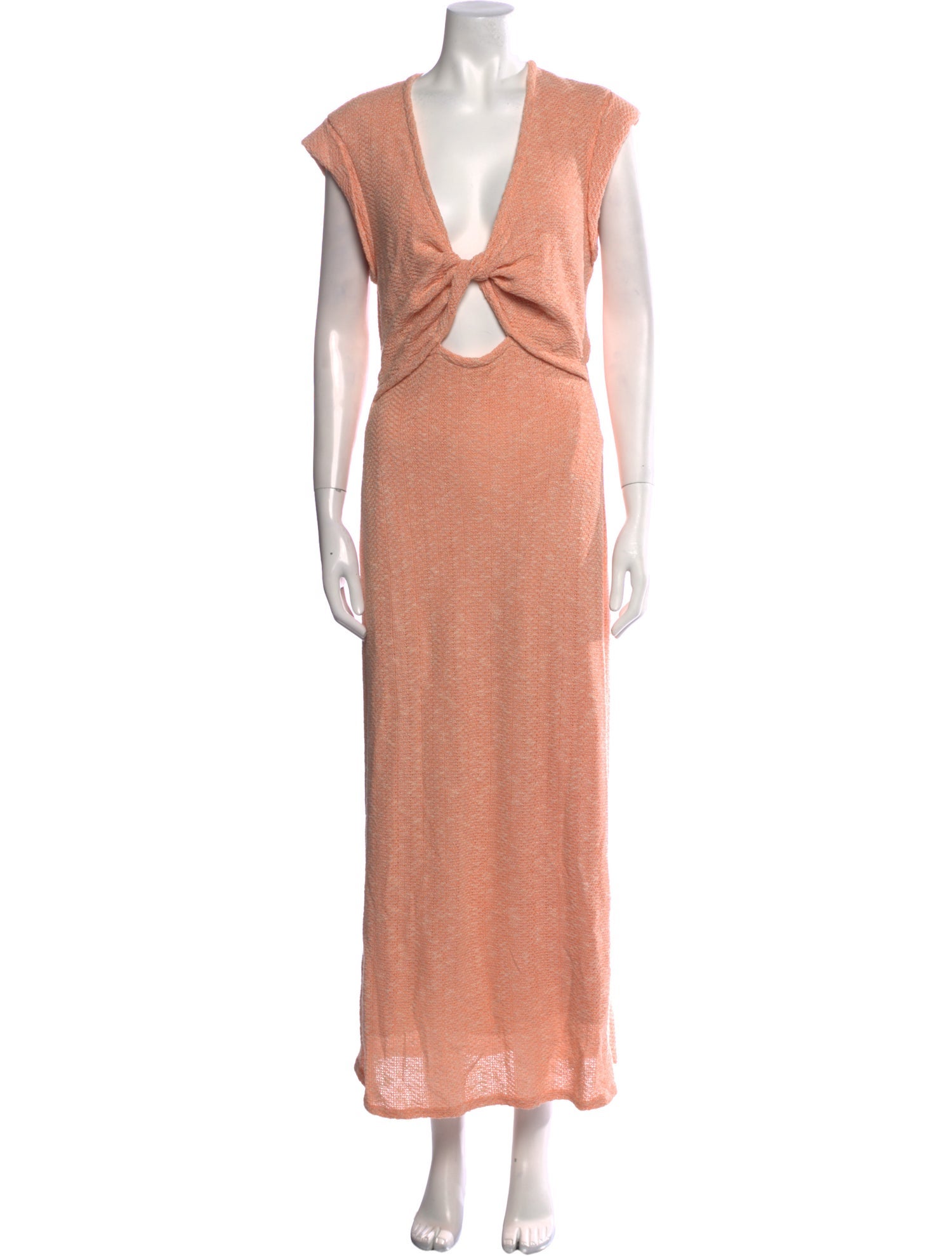 Derek Lam 10 Crosby V-Neck Long Dress