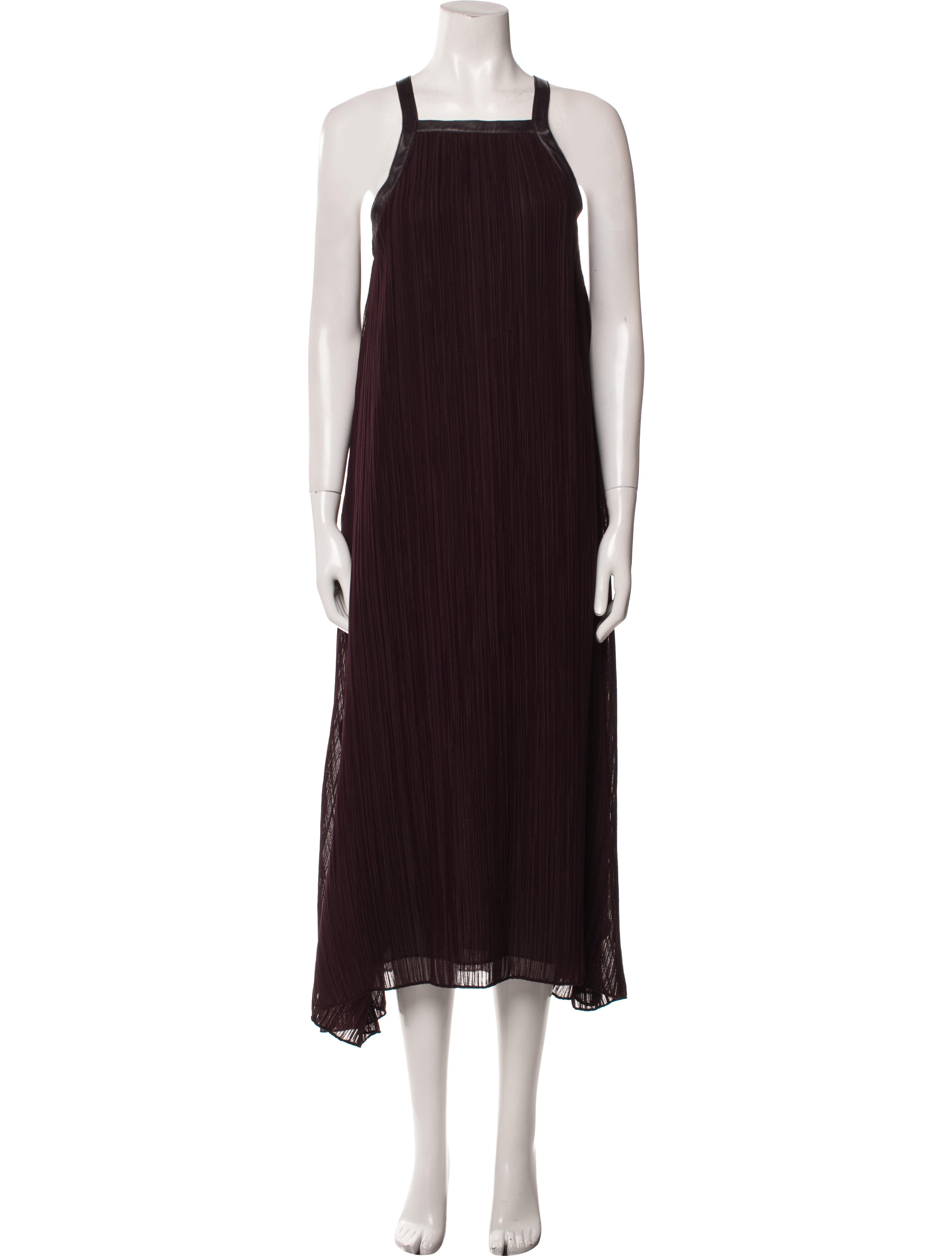 Derek Lam 10 Crosby Square Neckline Long Dress