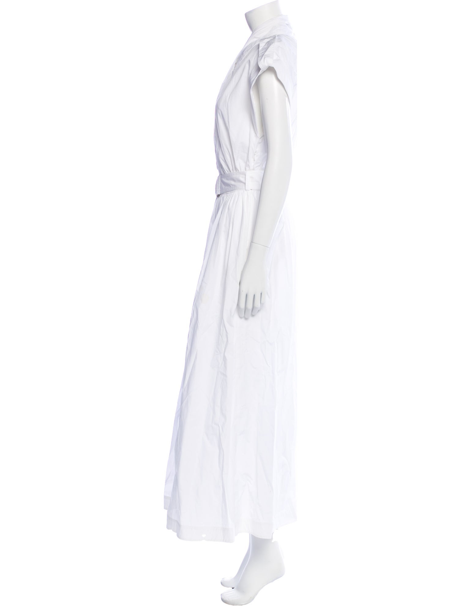 Derek Lam 10 Crosby V-Neck Long Dress