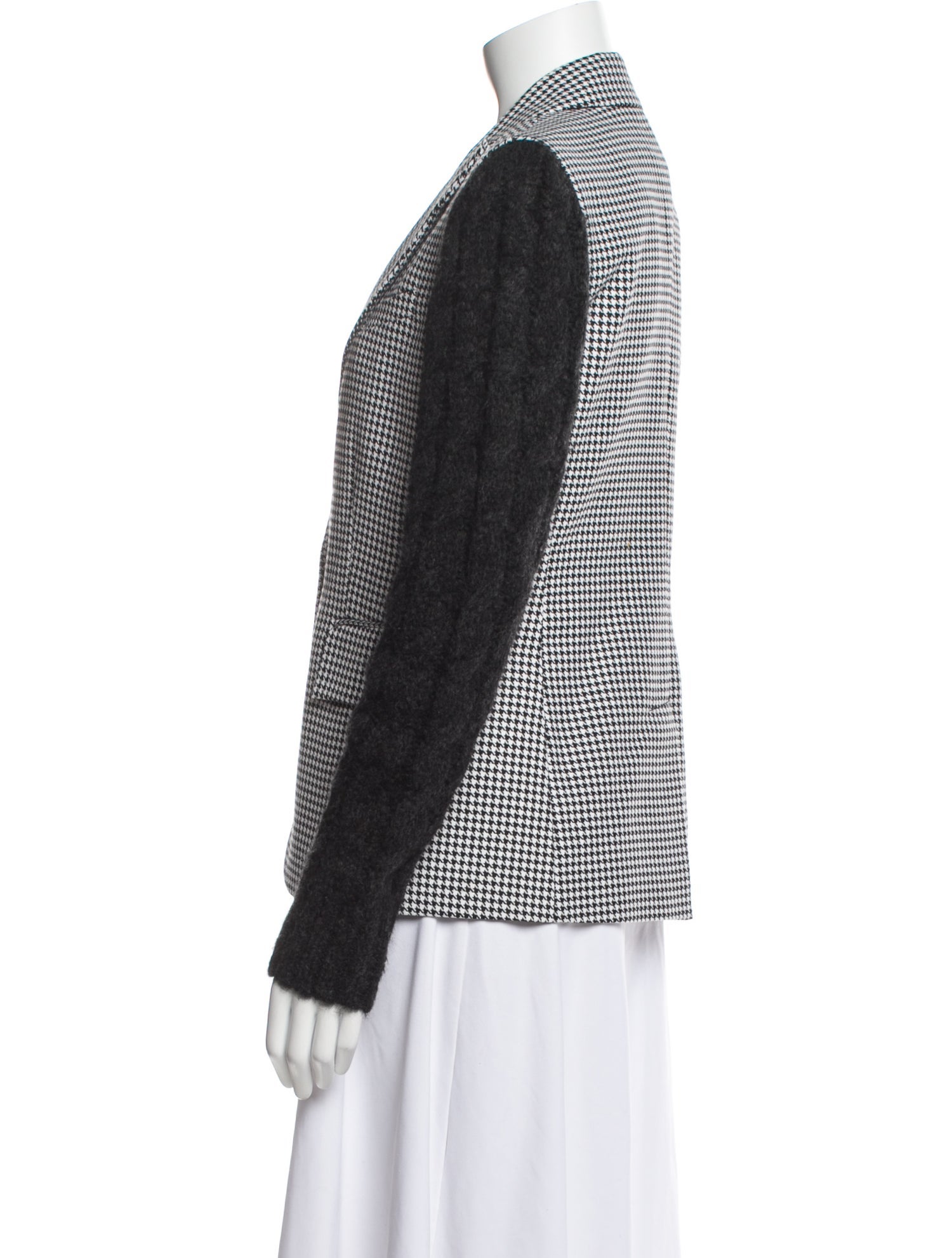 Derek Lam 10 Crosby Houndstooth Print Blazer