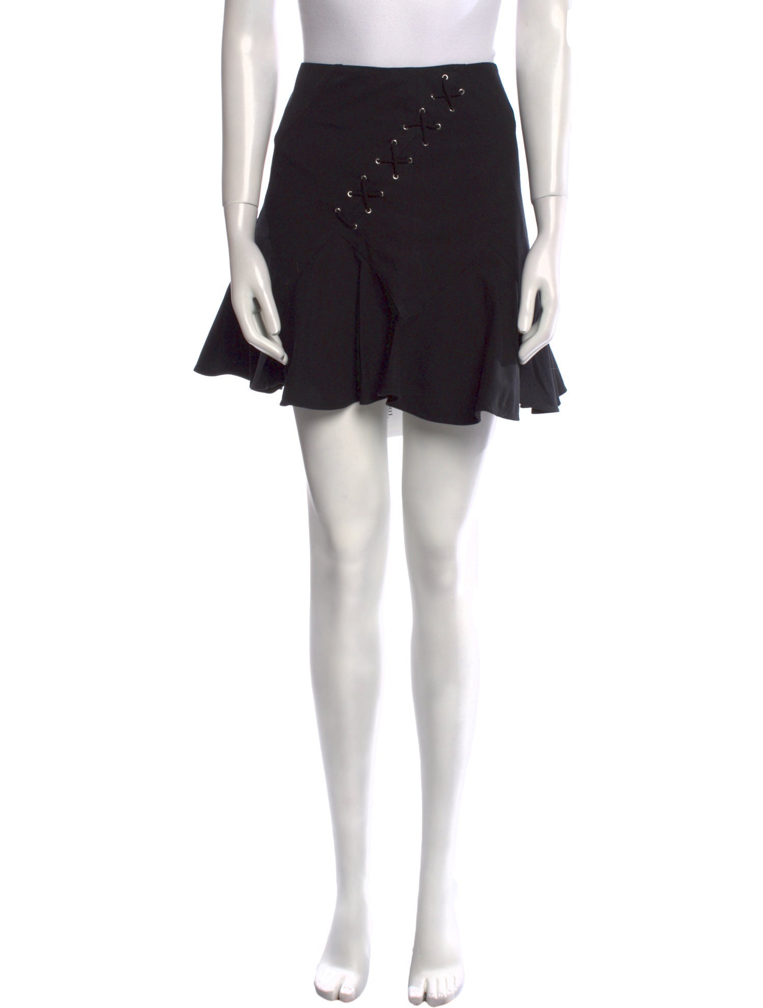 Derek Lam 10 Crosby Ruffle Embellishment Mini Skirt