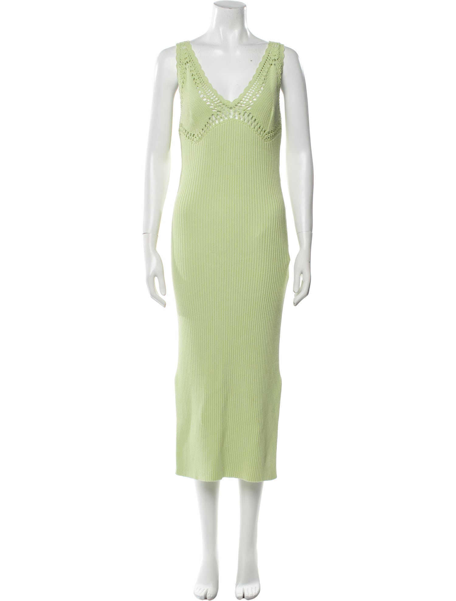 Derek Lam 10 Crosby V-Neck Long Dress