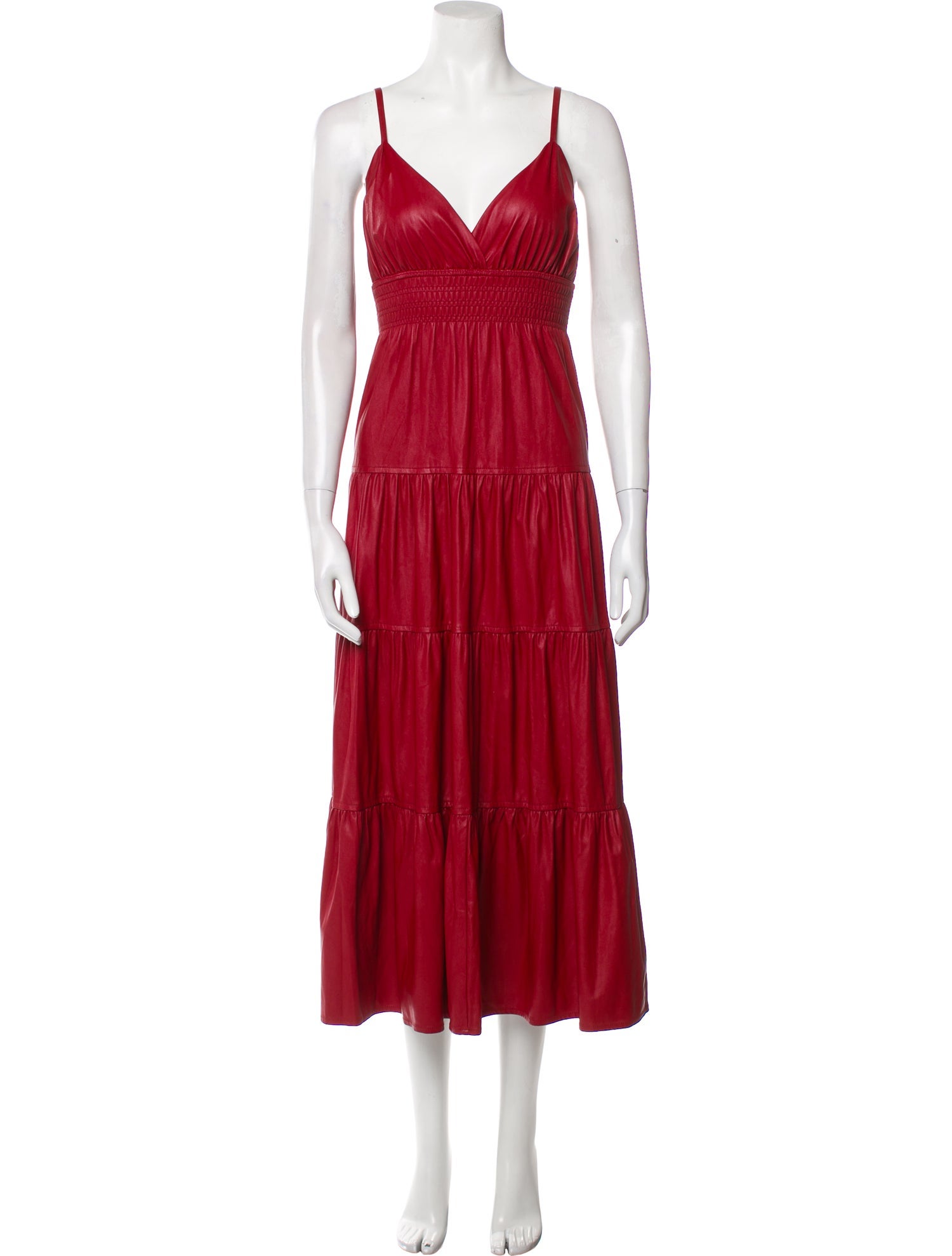 Derek Lam 10 Crosby V-Neck Long Dress