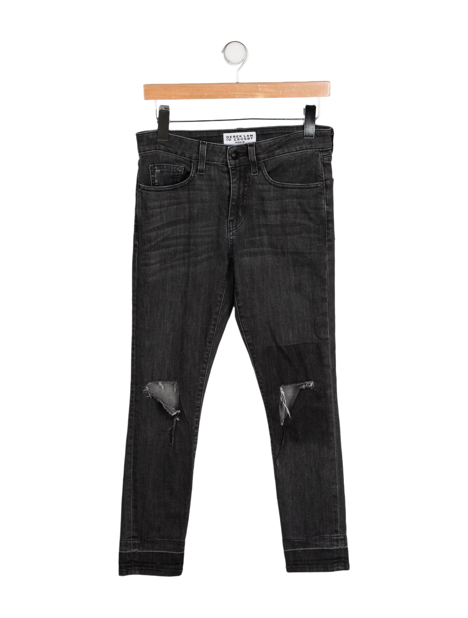 Derek Lam 10 Crosby Mid-Rise Skinny Leg Jeans