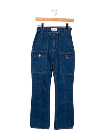 Derek Lam 10 Crosby Jeans Mid-Rise Straight Leg XS