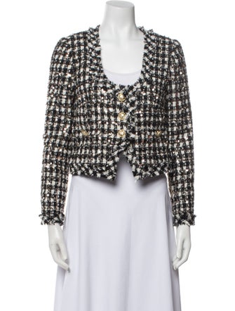 Derek Lam 10 Crosby Tweed Pattern Jacket