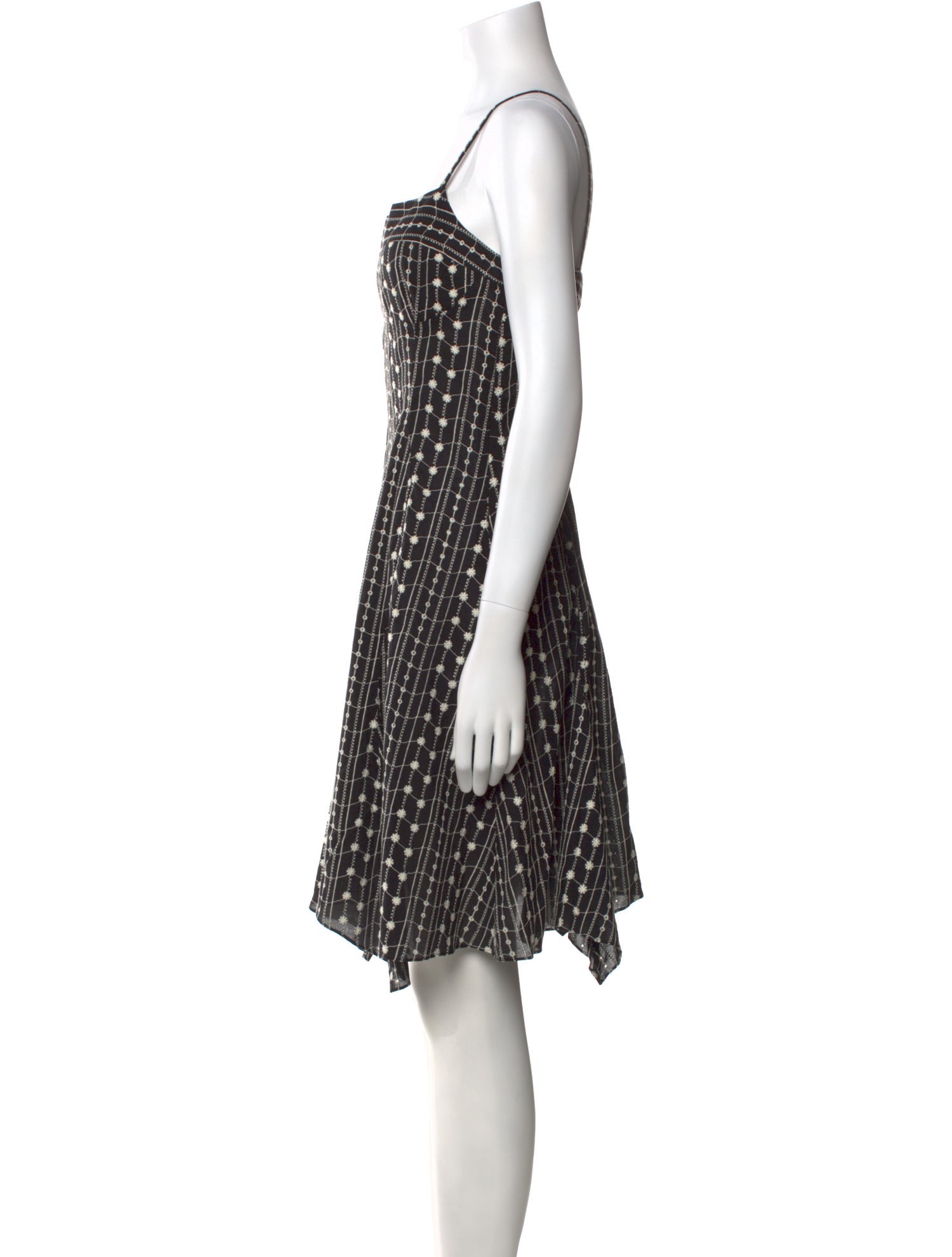 Derek Lam 10 Crosby Printed Knee-Length Dress