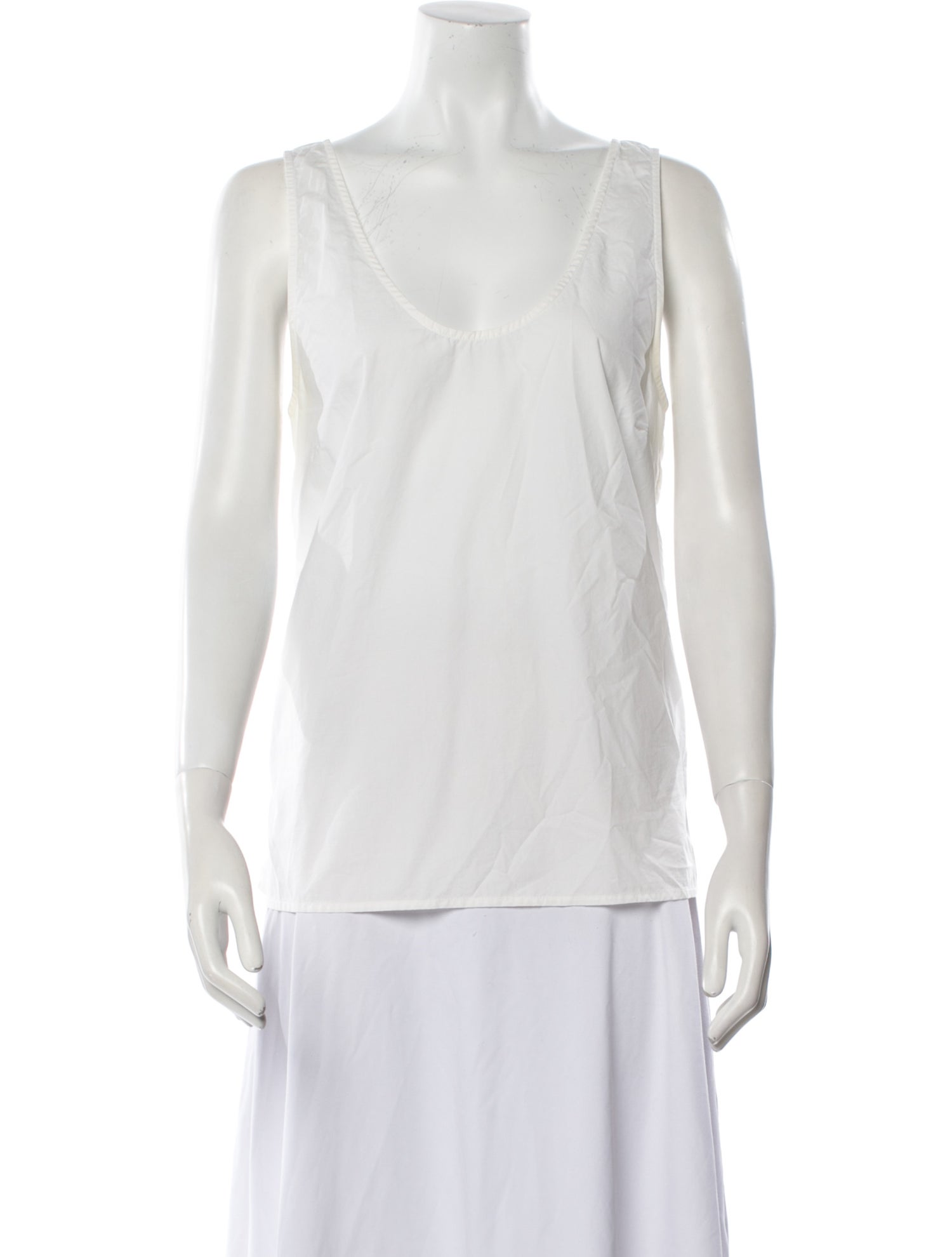 Derek Lam 10 Crosby Scoop Neck Sleeveless Blouse