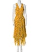 Derek Lam 10 Crosby Printed Long Dress
