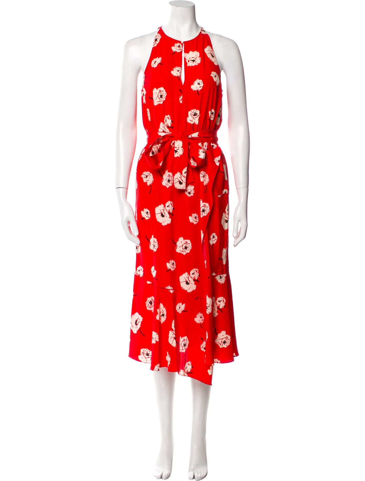 Derek Lam 10 Crosby Silk Midi Length Dress