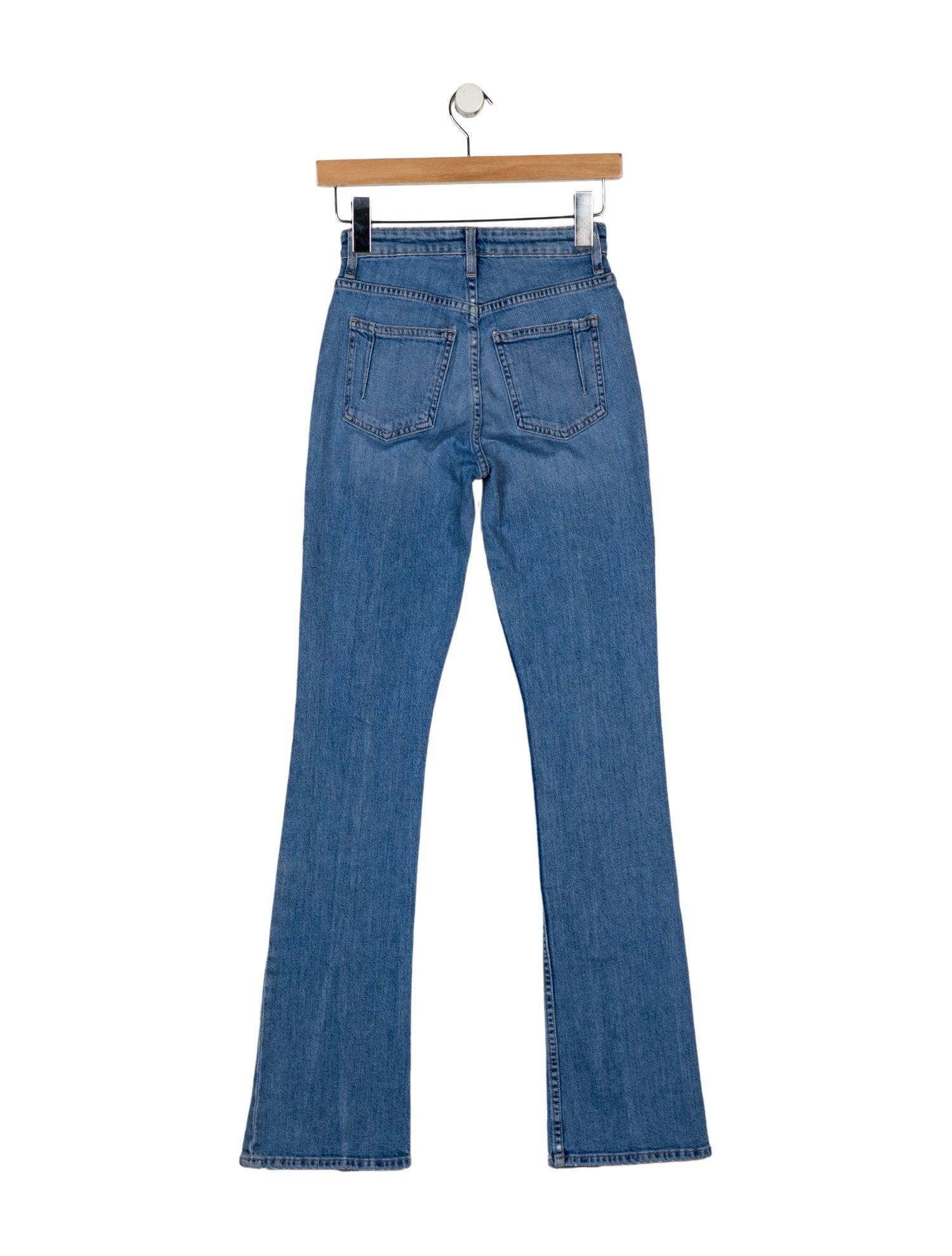 Derek Lam 10 Crosby Mid-Rise Straight Leg Jeans