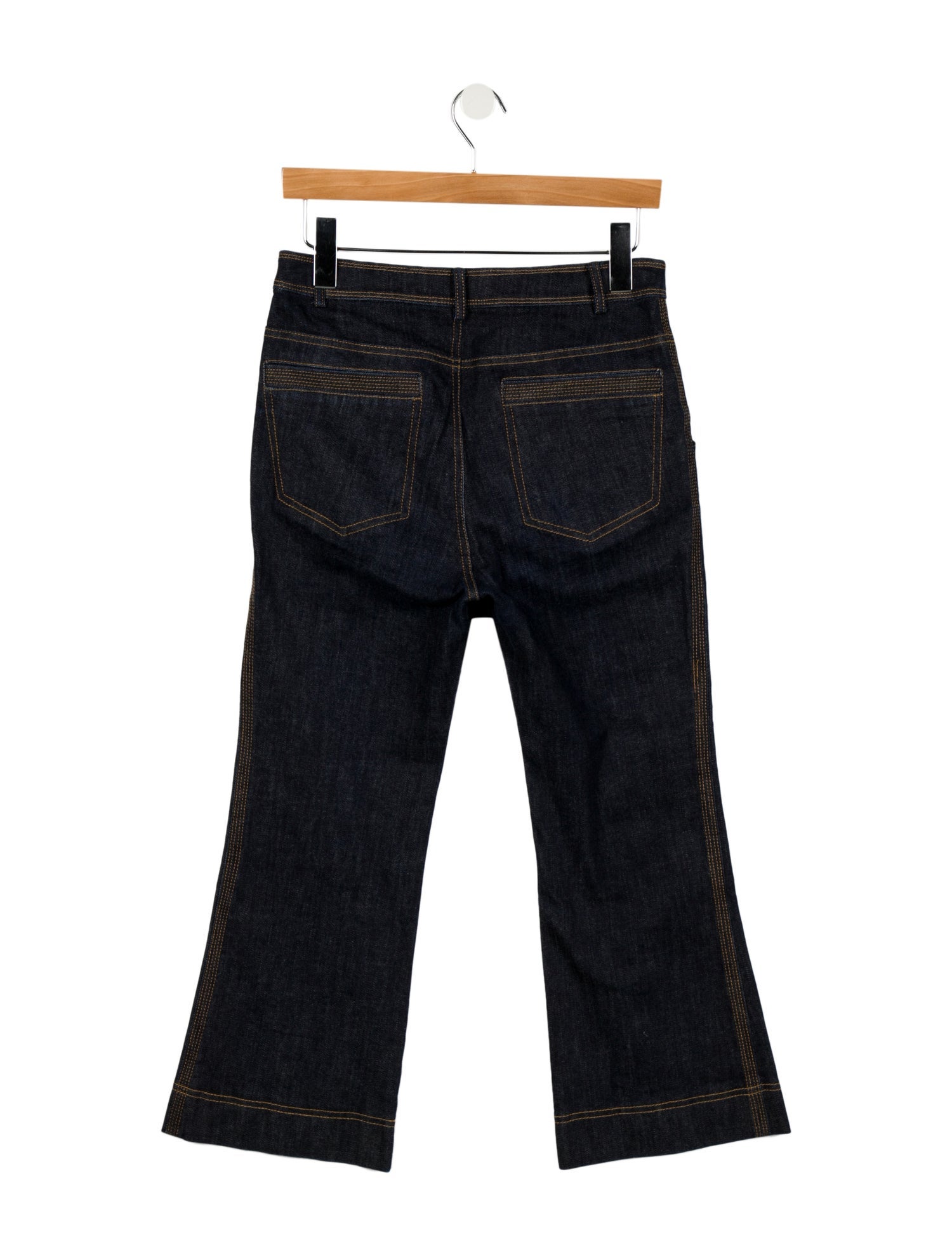 Derek Lam 10 Crosby Mid-Rise Wide Leg Jeans