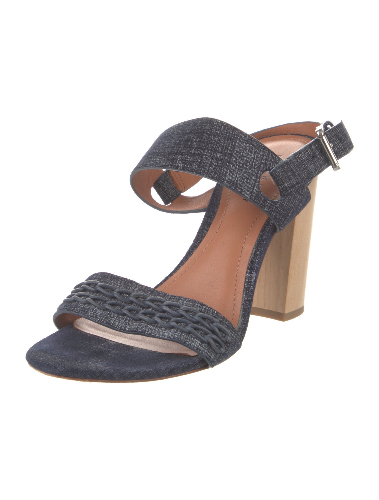 Derek Lam 10 Crosby Denim Slingback Sandals