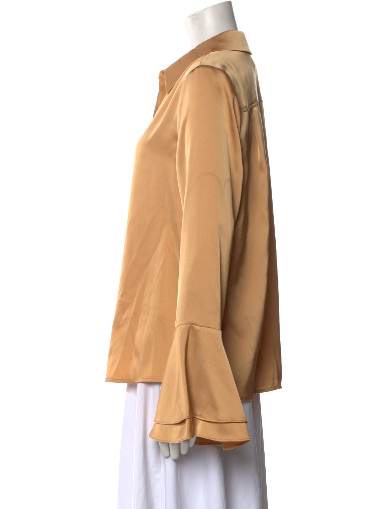 Derek Lam 10 Crosby Long Sleeve Button-Up Top