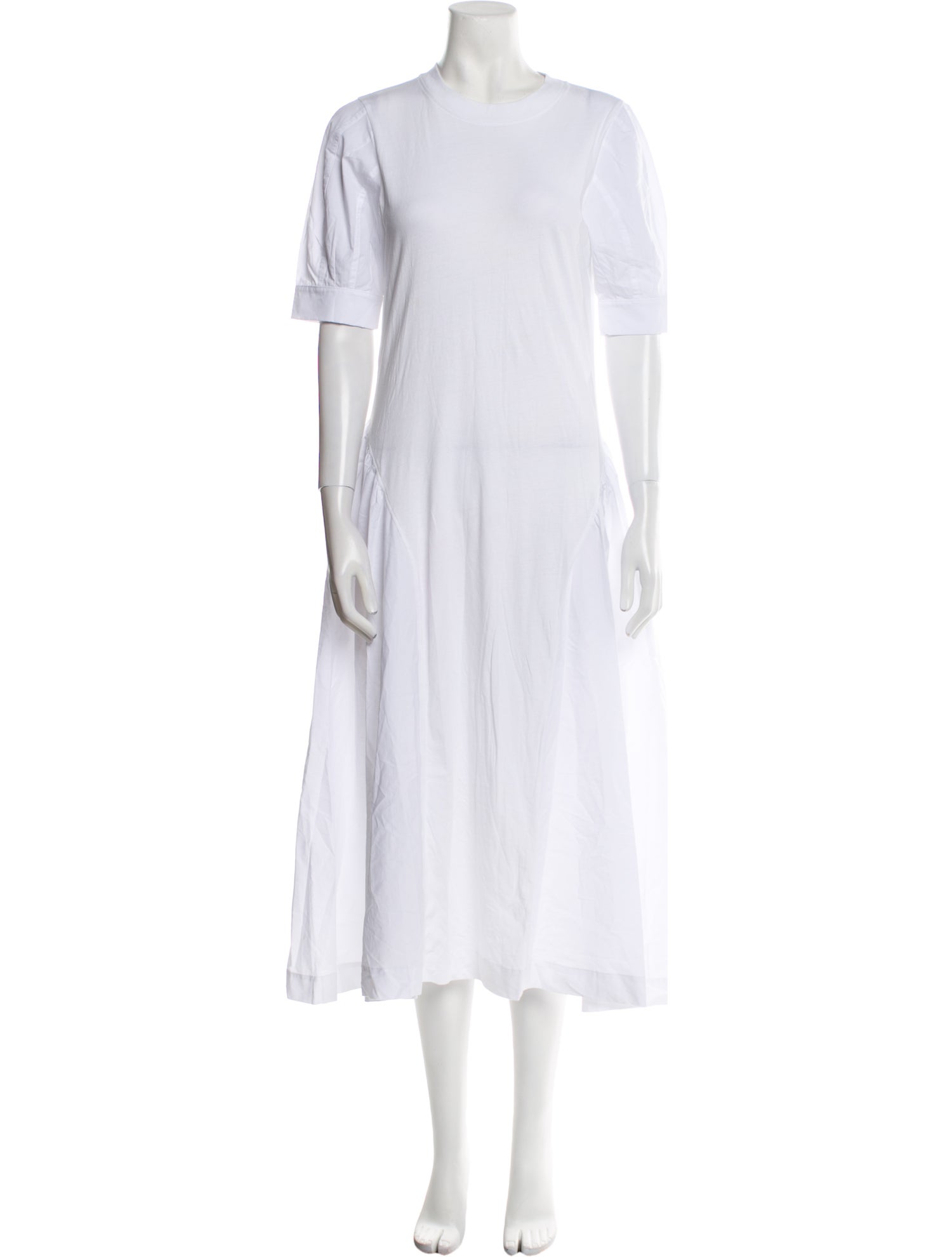 Derek Lam 10 Crosby Crew Neck Long Dress