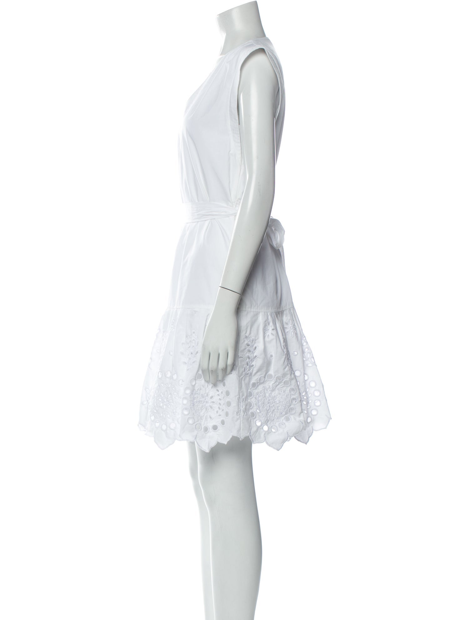 Derek Lam 10 Crosby V-Neck Knee-Length Dress