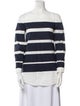 Derek Lam 10 Crosby Striped Off-The-Shoulder Top