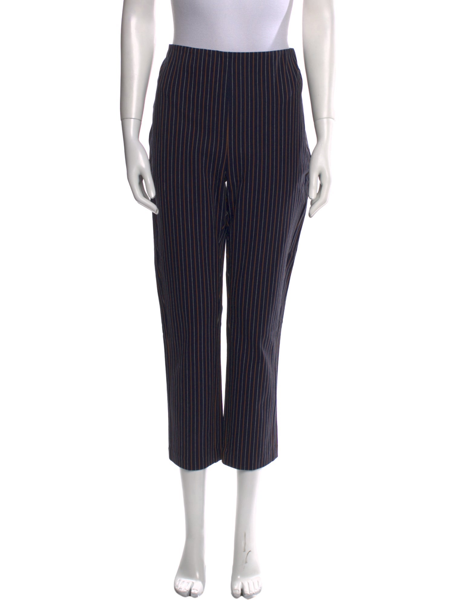Derek Lam 10 Crosby Striped Straight Leg Pants