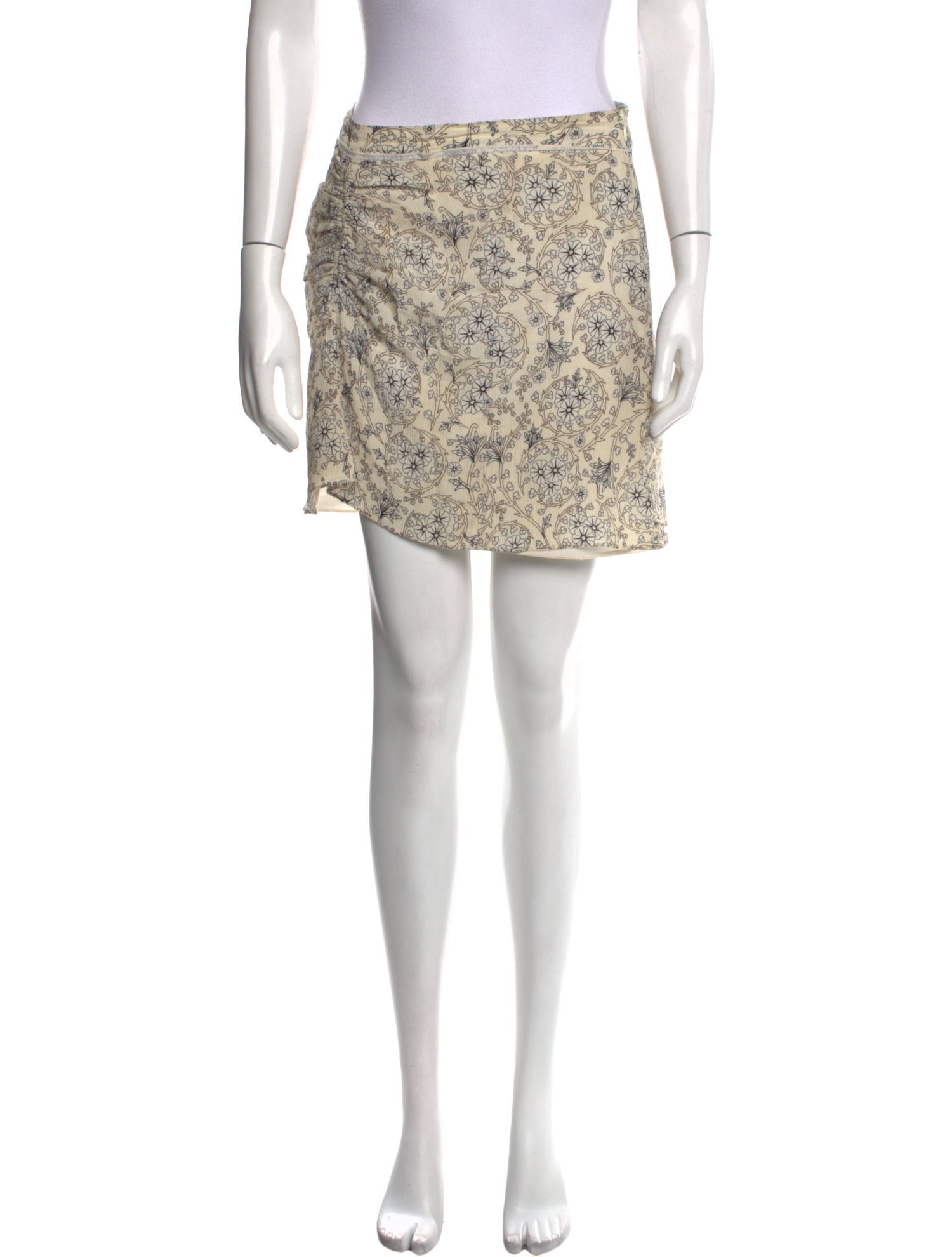 Derek Lam 10 Crosby Silk Mini Skirt
