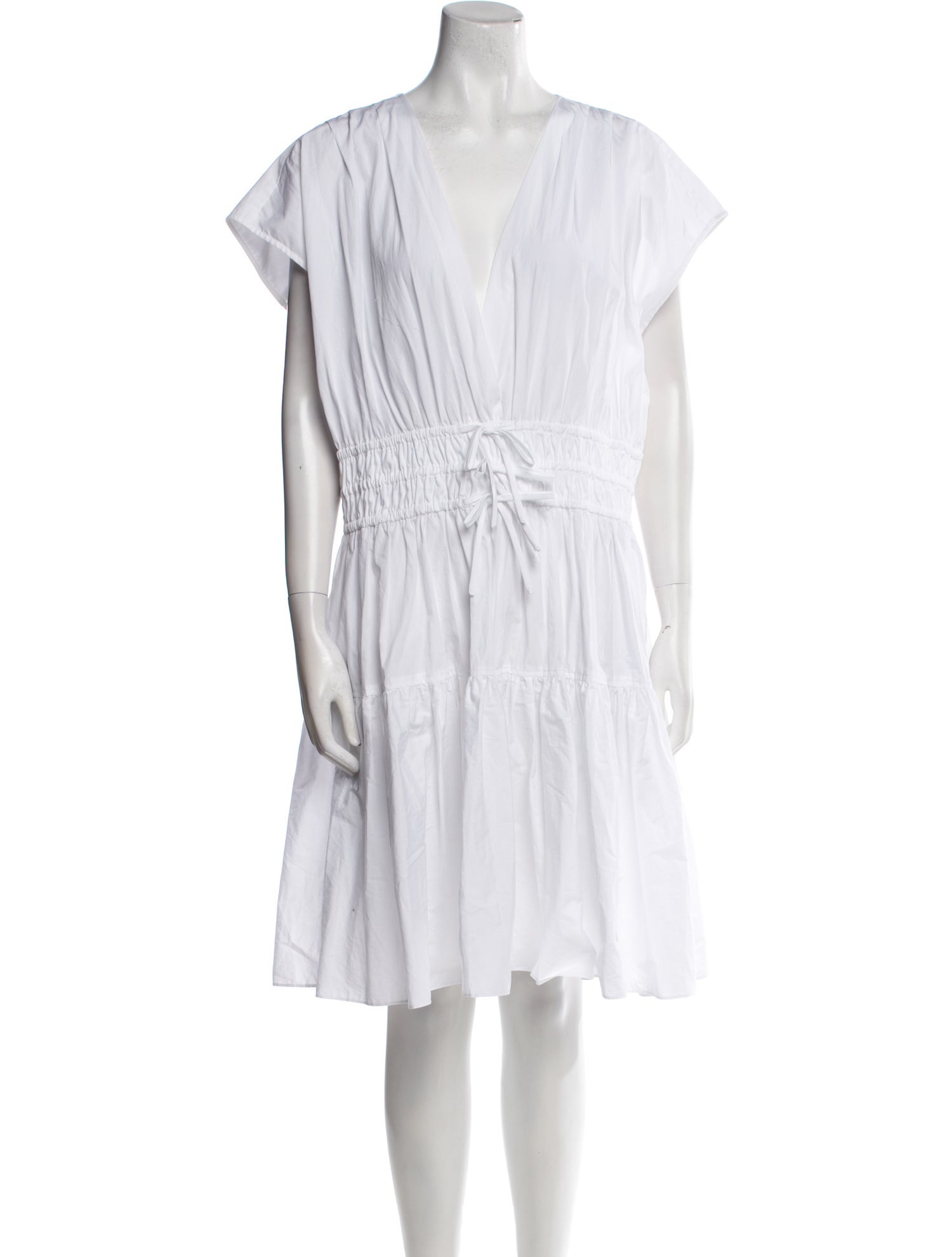 Derek Lam 10 Crosby V-Neck Knee-Length Dress w/ Tags