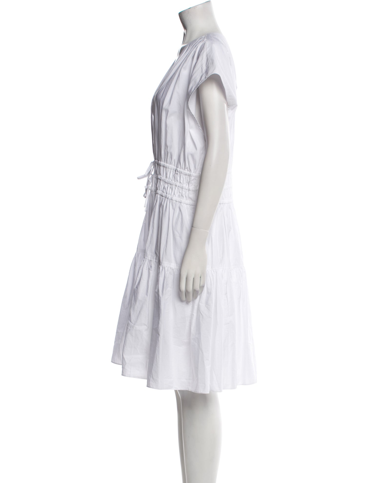 Derek Lam 10 Crosby V-Neck Knee-Length Dress w/ Tags