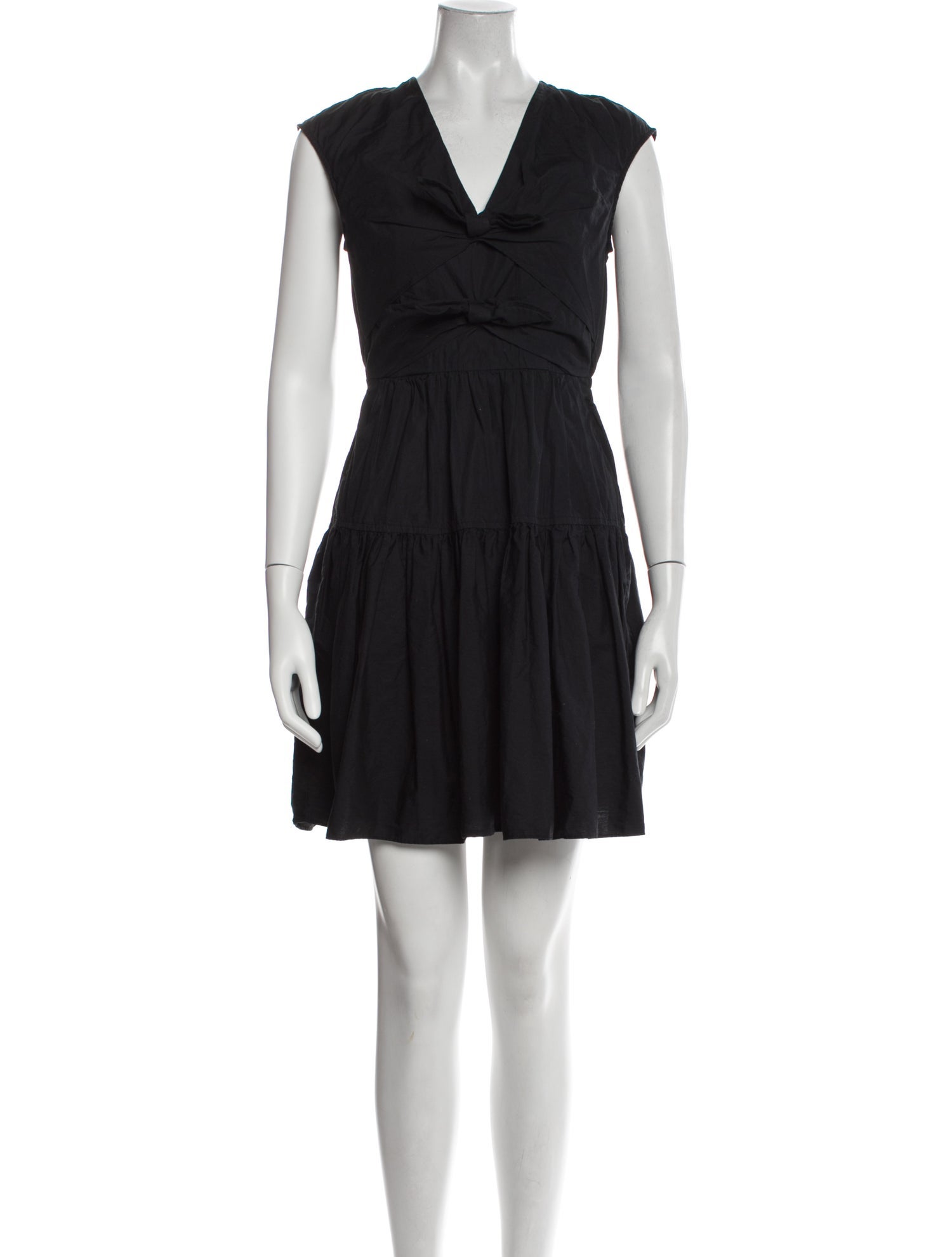Derek Lam 10 Crosby V-Neck Mini Dress